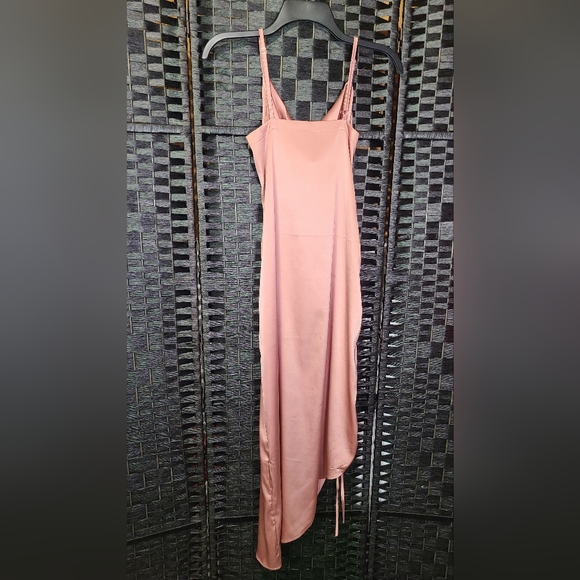 Satin Spaghetti Strap Midi Dress - Picture 6 of 6